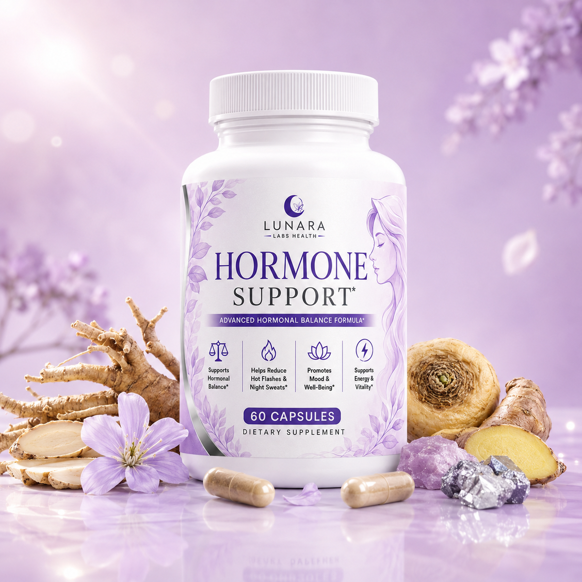 Lunara Labs Natural Balance & Harmony — Daily Support for Women 40+