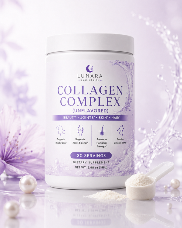 Lunara Labs Collagen Complex Powder — Joints, Skin & Hair Support