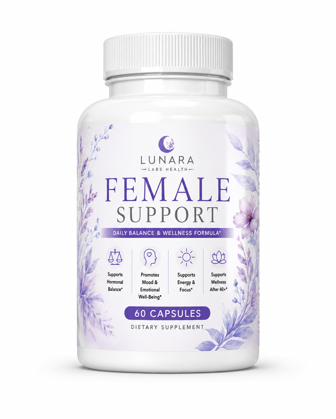 Lunara Labs Female Support — Daily Balance & Vitality Formula for Women